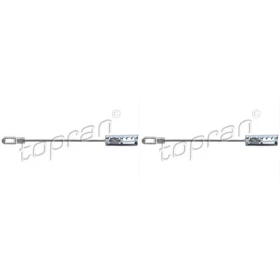 2X TOPRAN Cable De Freno De Mano Para Opel Vectra B J96 1.6i - Imagen 1 de 3