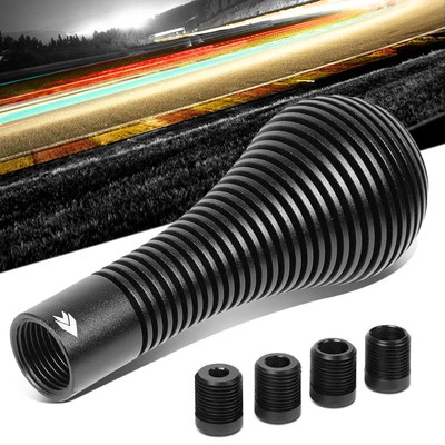 NRG Universal SK-701BK Aluminum Black Anodized Heatsink Style Shift Knob - Image 1 of 4