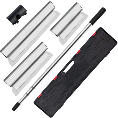 Uimoso Skimming Blade Set Putty Knife Combo 10/16/24in Drywall Tool with Handle - Image 1 of 4