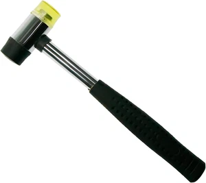 25mm Dual Head Nylon Rubber Hammer Jewelers Metal Mallet,Multipurpose, Doublesid - Picture 1 of 12