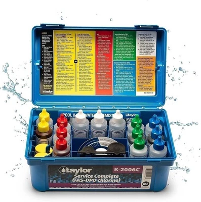 TAYLOR FAS-DPD Service Complete™ Test Kit for Chlorine/pH/Alkalinity/Hardness/CY - Image 1 of 4