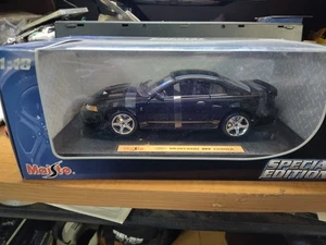 Maisto 2003 Ford SVT Mustang Cobra Maßstab 1:18 Diecast Modellauto schwarz NEU - Bild 1 von 14