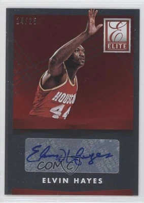2015-16 Panini Donruss Elite Signatures Red /25 Elvin Hayes #ES-EH Auto HOF - Image 1 of 2