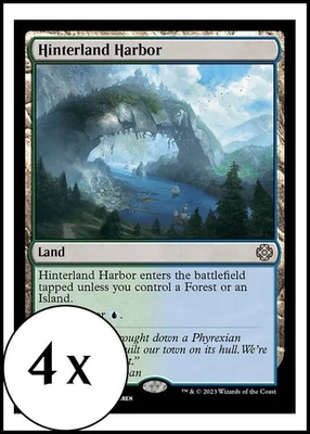 MTG - 4 x Hinterland Harbor - Playset 4x x4 - Lost Caverns of Ixalan - Image 1 of 2