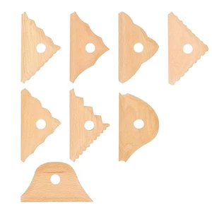 8-Teiliges Töpfer-Trimmwerkzeug, Töpferrippen, Töpfer-Ton-Fußformwerkzeug, 5269 - Bild 1 von 7