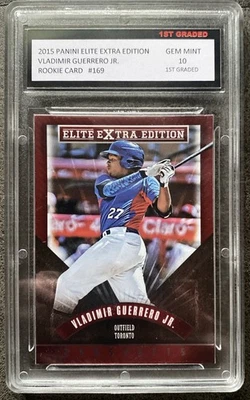 2015 Panini Elite Extra Edition - Vladimir Guerrero Jr. #169 (RC) GEM MINT 10 - Image 1 of 4