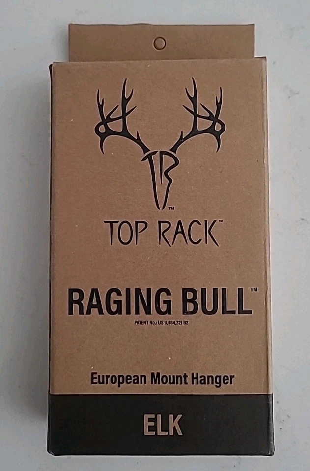 Top Rack European Skull Mount Hangers Elk Raging Bull