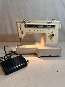 Vintage Singer Stylist Sewing Machine #534 w/ Pedal & Hard Case TESTED - Picture 1 of 6