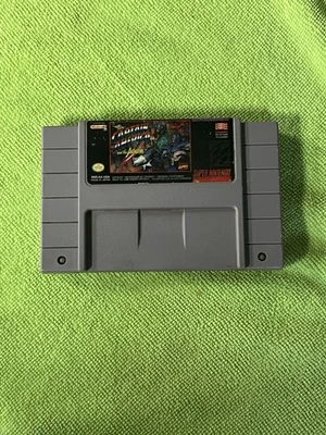 Captain America and the Avengers SNES Authentic Cartridge Tested - Image 1 of 4