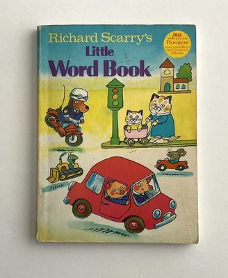 Richard Scarry's Little Word Book (1978) первое американское издание - Изображение 1 из 4