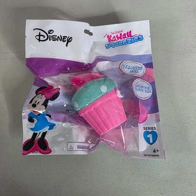 Disney Minnie Mouse Cupcake Squeezies – Kawaii Series 1 – Just Play Toys – New - Image 1 of 4
