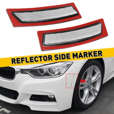 Marcador lateral delantero parachoques guardabarros reflector para BMW 3 F30 F31 328i 335i 2012-2015 Foto 1 de 4