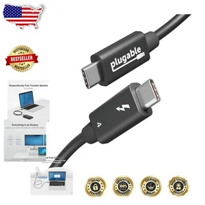 Seamless Thunderbolt 4 Cable - 3.3ft, 240W Power Delivery, 8K/4K Display Support - Picture 1 of 10