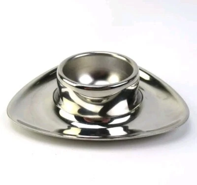 COQUETIER EN ACIER INOX ALESSI  CARLO MAZZERI & ANSELMO VITALE DESIGN ITALY - Photo 1/4