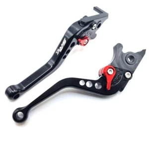 Short Black Brake Levers Set For Aprilia SR GT125 2021-2025 - Picture 1 of 7