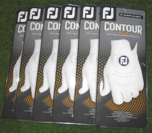 Brand New! 6 Ladies Footjoy Contour FLX Golf Gloves, Regular, LH for RH Players - Picture 1 of 4