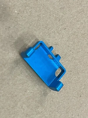 Aluminum Steering Servo Mount Axial SCX24 Blue  - Image 1 of 2