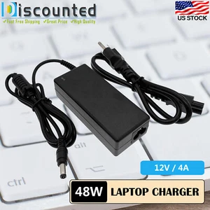 12 Volt 4 Amp (12V 4A) 48W AC Adapter Charger Power Supply Cord FOR LCD Monitors - Afbeelding 1 van 9