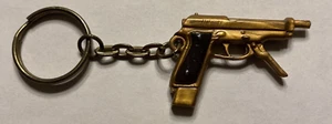 Vintage Miniature Toy Plastic Gun Pistol Handgun Firearm Keychain Charm Fob #1 - Picture 1 of 8