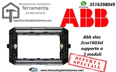 Abb elos 2cse1603el supporto a 3 moduli
