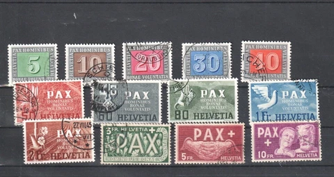 SWITZERLAND 1945 USED - 101201 Cover