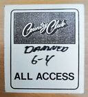 The DAMNED 1983 USA TOUR - PASS All Access Reseda Country Club CALIFORNIA 4 JUNE