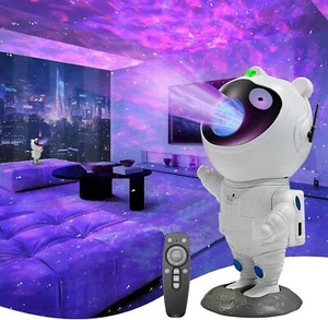 Galaxy Projector Astronaut Night Light with Remote Nebula Star Ceiling Lights US - Picture 1 of 27