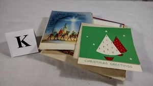 (K) Lot of 22 1940-43 Greeting Cards w/ Envelopes Stamps Ephemeral Christmas Bir - Picture 1 of 10