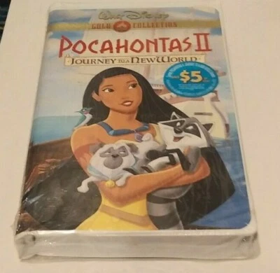 RARE POCAHONTAS 2 VHS NEW IN WRAPPER - Gold ClassicCollection -1996, Walt Disney - Image 1 of 3