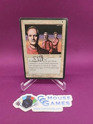 MTG Serra Inquisitors Homelands Artist Proof Signed Dennis Detwiller *CCGHouse* - Image 1 of 4