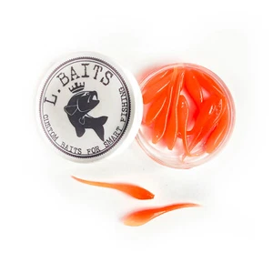 L.BAITS LBAITS Minnow 2.5" Soft Custom Handmade Flavor Scent Salty Jig Lure #108 - Picture 1 of 1