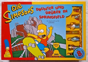 Die Simpsons - Drunter und drüber in Springfield, Brettspiel mit Figuren Neu OVP - Bild 1 von 6