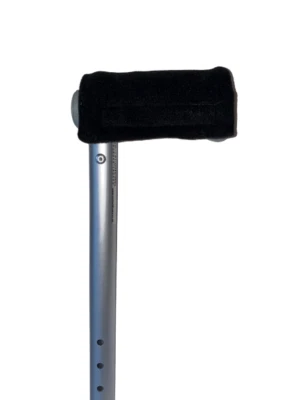 Walking Stick Crutch Handle Covers Padded Foam Black