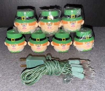 St. Patricks Day Pattys String Lights Indoor Use Leprechaun TS1 - Image 1 of 2