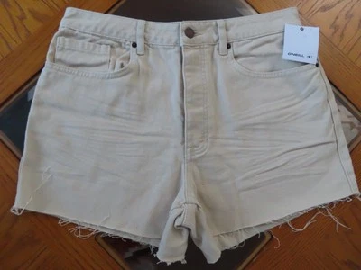 Pantalón corto de mezclilla para mujer O'Neill Kellerman Bone - hueso - crema - talla 31 precio de venta sugerido por el fabricante 59,50 USD Foto 1 de 4