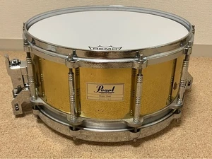 Pearl free floating brass Gen 1 Snare Drum kit collector 14x6.5 - Picture 1 of 10