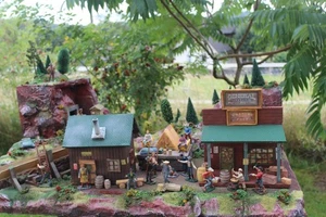 70563G Mine, Bergwerk Evil Edge, Spur G/LGB, Wild West,Fertigmodell in Composite - Picture 1 of 13