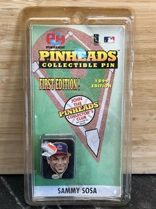 1999 First Edition Pinheads Collectible Pin SAMMY SOSA Chicago Cubs ungeöffnet - Bild 1 von 2