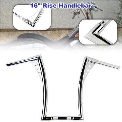16" Rise Ape Hangers Handlebar Monkey Bagger For Kawasaki Vulcan VN2000 Foto 1 de 4