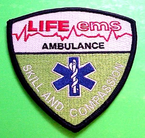 PARCHE AMBULANCIA DE VIDA MICHIGAN MI AMBULANCIA EMS (HABILIDAD Y COMPASIÓN) - Imagen 1 de 1