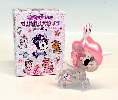 Tokidoki Unicorno Cherry Blossom Metallico Fubuki 3" Blind Box Figure Cover