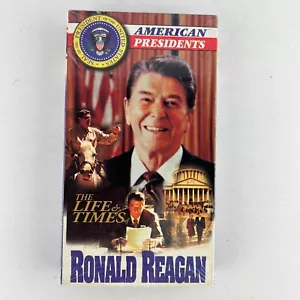 The Life and Times of Ronald Reagan VHS Video Tape - Picture 1 of 2