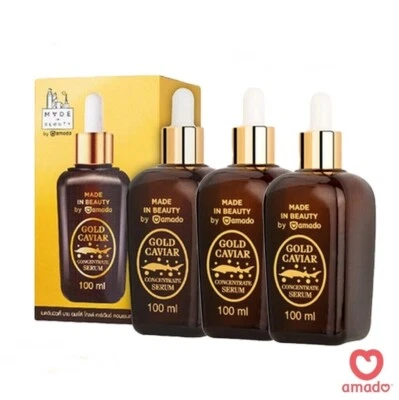 Amado Gold Caviar Concentrate 24K Gold Serum Reduce Wrinkles Dark Spots 100ml - Image 1 of 4