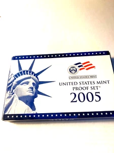 U.S. MINT PROOF SET 2005, SILVER PROOF SET STATE QTRS & SILVER PROOF SET 3 SETS - Picture 1 of 8