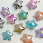 10Pcs Cute Colorful Shiny Pentagram Star Acrylic Beads Diy Decoration Bracelet