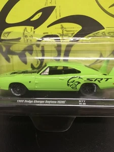 1:64 M2 Auto Drivers 1969 Dodge Daytona Hemi / verde - Foto 1 di 3