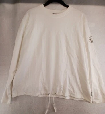 New York & Company T-Shirt Womens Small White Long Sleeve 100% Cotton Pullover - Image 1 of 4