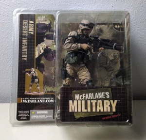 Figura McFarlane Toys Militar Serie 1 Ejército Infantería del Desierto 2005 Nueva en Caja - Imagen 1 de 11