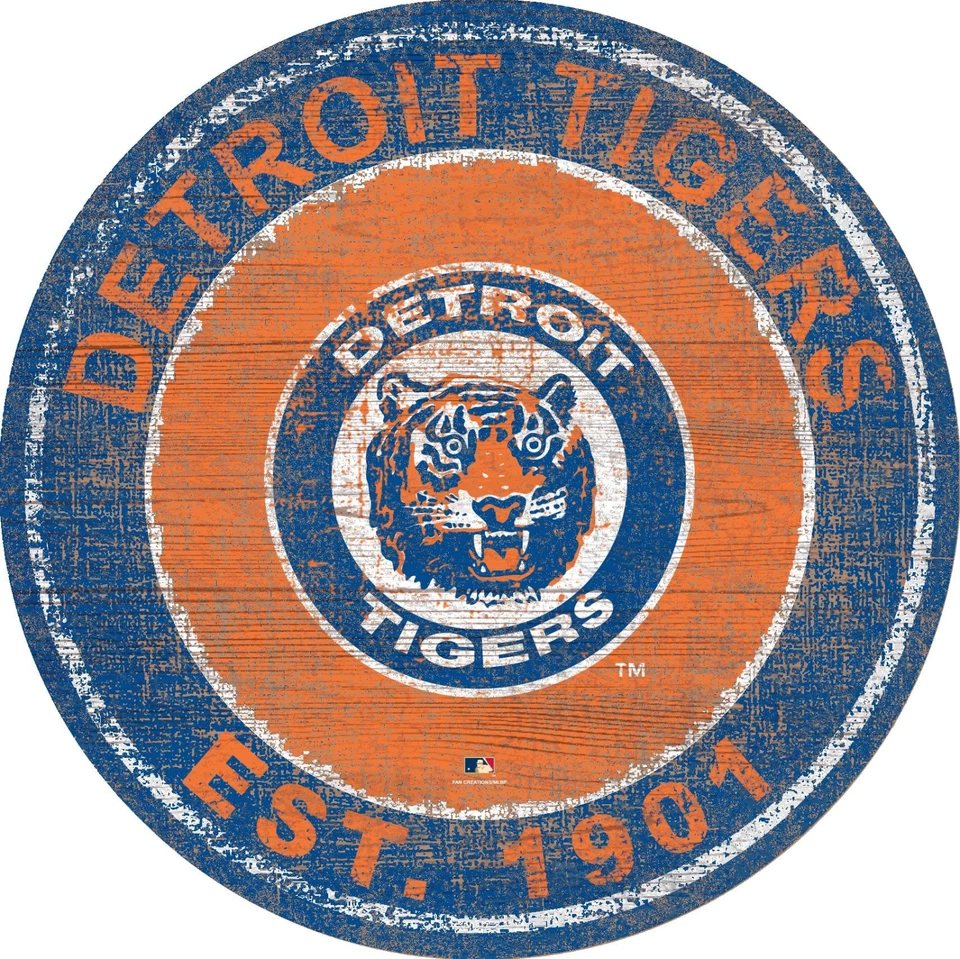 Detroit Tigers MLB Weather Resistant Vinyl Die Cut Sticker Decal 09 - Image 1 of 1