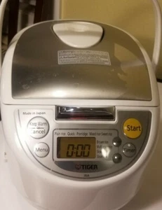 Tiger JBA-T10U Reiskocher/Wärmer/Dampfgarer 5,5 Tassen 9 Einstellungen gebraucht - Bild 1 von 12